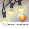 Newhouse Lighting Outdoor Weather-Resistant 17ft. LED String Lights for Patio, UL Listed PSTRINGLED11
